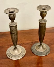 Antique Towle Sterling Weighted Candlesticks