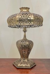 Vintage Brass Table Lamp (CTF20)