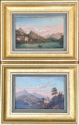 Two Antique Italian Oils On Canvas (CTF20)