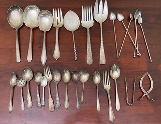 Assorted Sterling Flatware, 28 Pcs (CTF10)