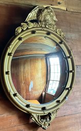 Vintage Federal Giltwood Eagle Bullseye Mirror (CTF20)