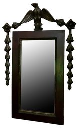 Antique Mirror With Eagle Crest