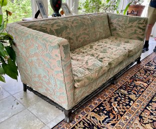 Quality Antique Sofa, High End Velvet Relief Upholstery  (CTF60)