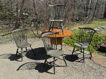 Four Painted Winsdor Side Chairs (CTF30)