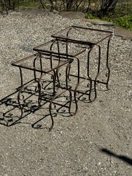 Vintage Iron Nesting Tables (CTF10)