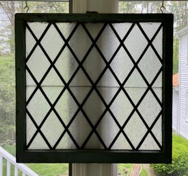 Antique Leaded Glass Tudor Window (CTF20)