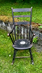 Antique Painted Rocking Chair