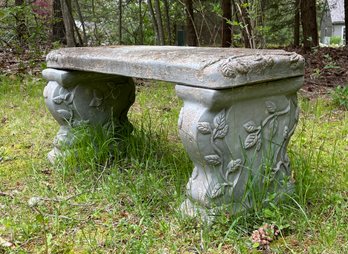 Vintage Cement Garden Bench (CTF30)