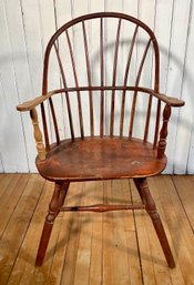 18th C. Sack Back Windsor Armchair (CTF10)