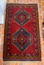 Vintage Hand Woven Oriental Scatter Rug (CTF10)