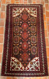 Vintage Hand Woven Oriental Scatter Rug (CTF10)