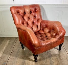 Tufted Leather Sleepy Hollow Chair (CTF20)