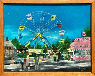 Dewey Carnival Scene Painting