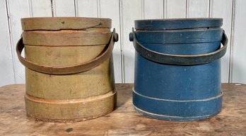 Two 19th C. Painted Firkins (CTF10)