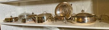 Vintage Silver Plated Serving Pieces, 7 (cTF30)