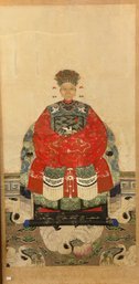 Antique Chinese Ancestral Portrait Painting (CTF20)