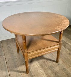 Vintage Colonial Style Round Top Hutch Table (CTF20)