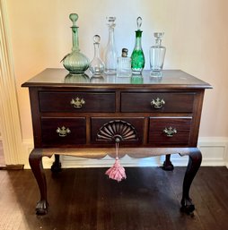 Antique Chippendale Style Dressing Table (CTF20)