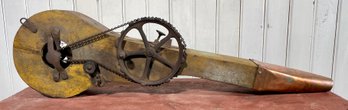 19th C. Chain Drive Crank Bellows (CTF10)