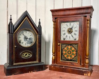 Two 19th C. Mantle Clocks (CTF20)