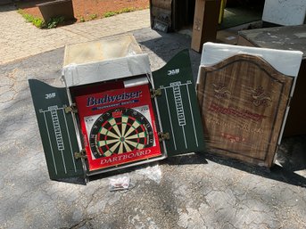 Two Budweiser Dart Boards