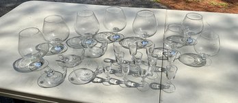 Clear Glassware, 23pcs.