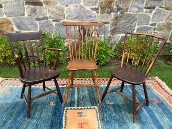 Three Antique Windsor Chairs (CTF20)