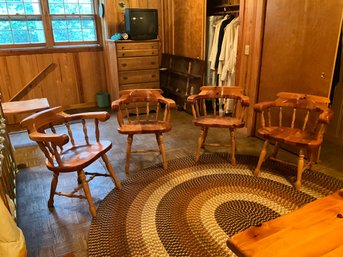 Four Pine Captains Chairs