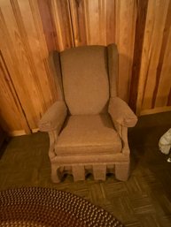 Upholstered Eastern Swivel Chair