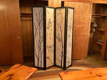 Decorative Folding Screen, Four Seasons