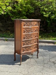 Vintage Carved French Walnut Dresser (CTF20)