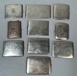 Sterling Cigarette Cases, 10pcs (CTF10)