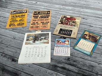 Broadsides, 1937, 1955, 1956, 1957 Calendars