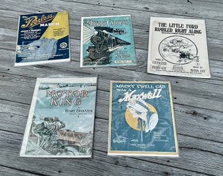 Automotive And Railroad Sheet Music