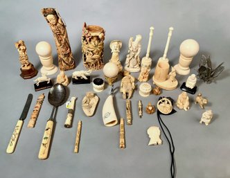Large Vintage Carving Collection (CTF10)