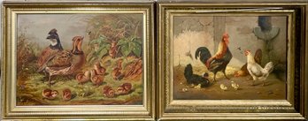 Two 19th C. Chromolithographs, Fowl (CTF10)