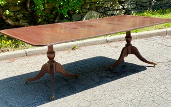 Antique Regency Style Mahogany Banquet Table (CTF30)