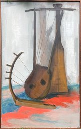 Joseph Jeswald Oil On Canvas, Instruments (CTF20)