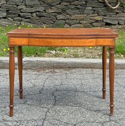 Federal Cherry And Birdseye Maple Card Table (CTF20)