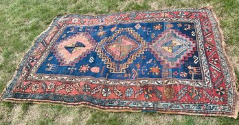 Antique Oriental Caucasian Rug