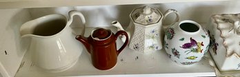 Pitchers & Teapots, 6pcs.