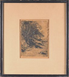 J. Andre Smith Etching, Juniper Point Conn. (CTF10)