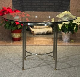 Contemporary Glass Top Table (CTF30)