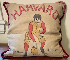 Antique Harvard Football Pillow (CTF10)