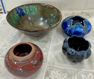 Van Briggle Art Pottery Bowl Plus Others