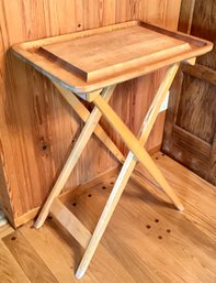 Wood Cutting/carving Board & Tray Stand