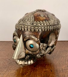 Metal Decorated Skull Box (CTF10)