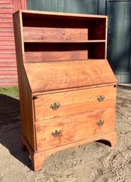 Antique Birch Country Secretary Desk (CTF20)