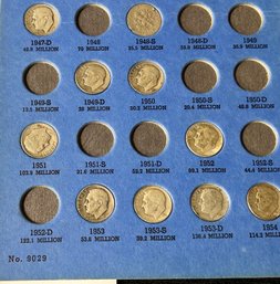 Mercury Dimes And Roosevelt Dimes
