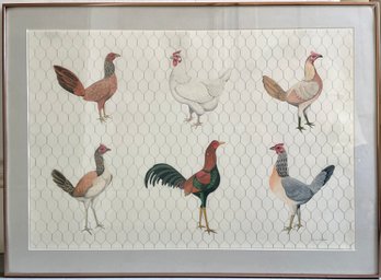 Anne Kilham Drawing, Chickens (CTF20)